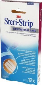 3M Steri Strip 12x100mm blanc renforcé 12 x 6 pièces 3M Steri Strip 12x100mm blanc renforcé 12 x 6 pièces