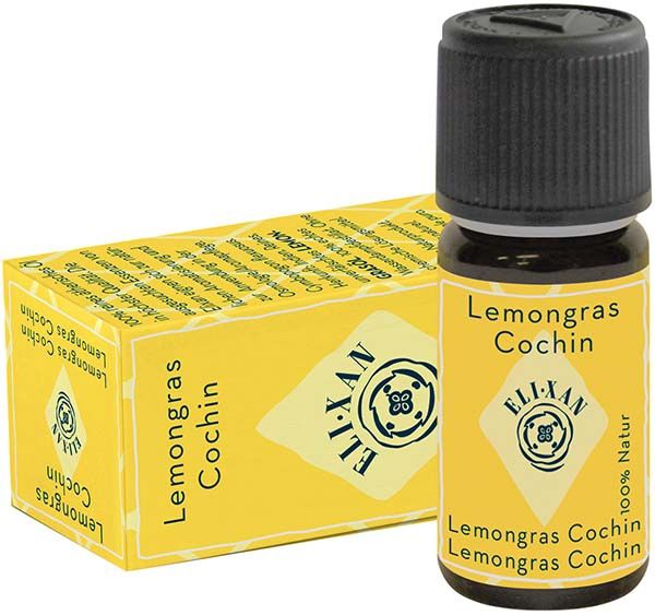 ELIXAN Huile essentielle de lemongrass, Inde orientale 10ml