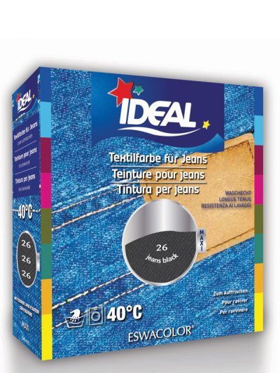 IDEAL MAXI coton Color No26 jeans noir