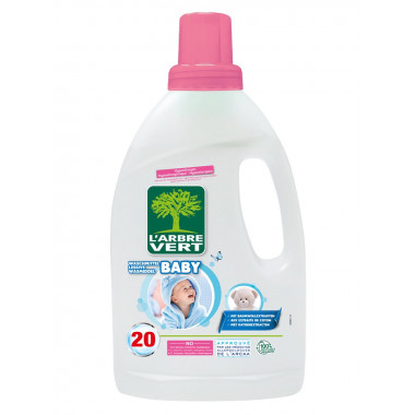 L'ARBRE VERT Lessive liquide écologique bébé 1.2 lt