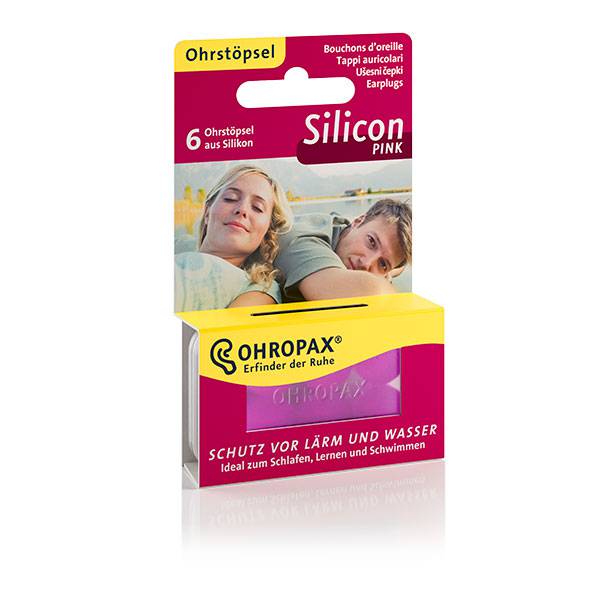 OHROPAX® Bouchons d'oreille en silicone 6 pièces OHROPAX® Bouchons d'oreille en silicone 6 pièces