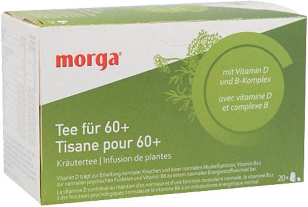 Thé MORGA pour 60+ m/H Btl 20 pièces Thé MORGA pour 60+ m/H Btl 20 pièces