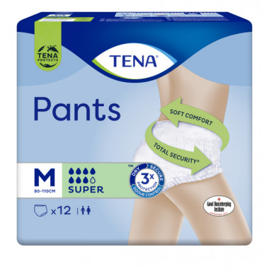 TENA Pants Super M 80-110cm 12 pièces