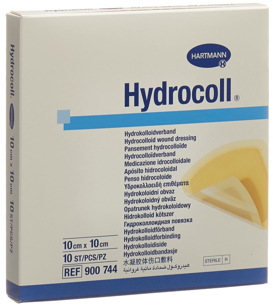 HYDROCOLL THIN Hydrocolloïde Verb 10x10cm 10 pièces