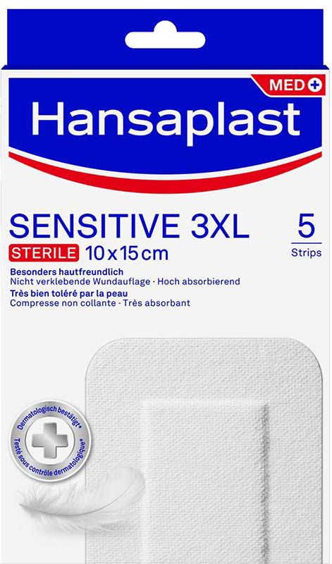HANSAPLAST Sensitive Strips 3XL 5 pièces