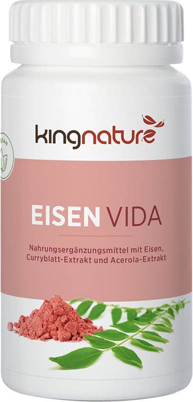 Kingnature Fer Vida gélules 14 mg 100 pièces Kingnature Fer Vida gélules 14 mg 100 pièces