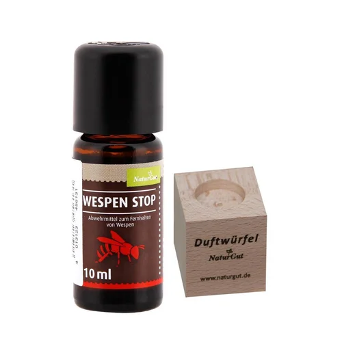NATURGUT Huile anti-guêpes 10 ml avec cube parfumé (lot)