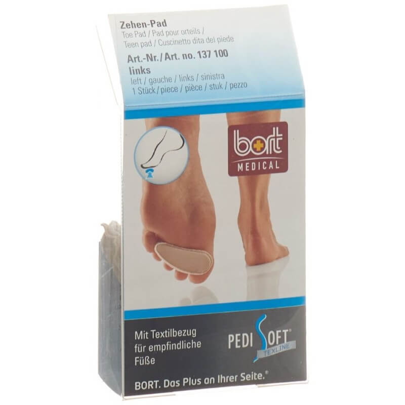 Bort PediSoft Texline Pad orteils gauche Bort PediSoft Texline Pad orteils gauche