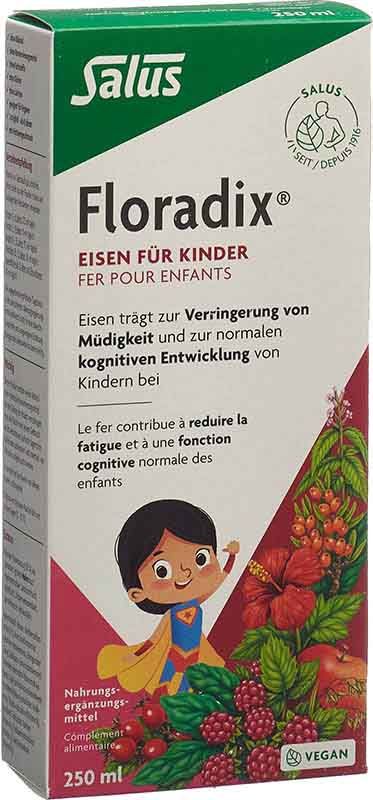 Floradix Fer + Vitamines pour enfants 250ml Floradix Fer + Vitamines pour enfants 250ml