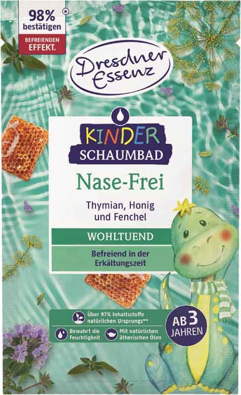 Dresdner Mousse de bain Enfant Nez Libre Naturellement se sentir en bonne santé 16 x 40ml