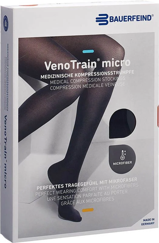 Bauerfeind VT MICRO AD KKL2 S n/l Fuss offen schwarz 1 Paar Bauerfeind VT MICRO AD KKL2 S n/l Fuss offen schwarz 1 Paar