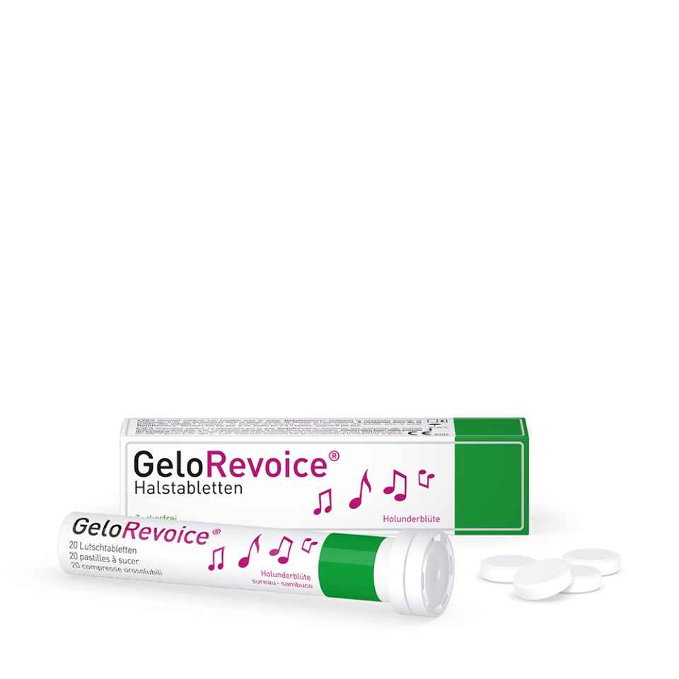 GeloRevoice pastilles pour la gorge au sureau 20 pièces GeloRevoice pastilles pour la gorge au sureau 20 pièces