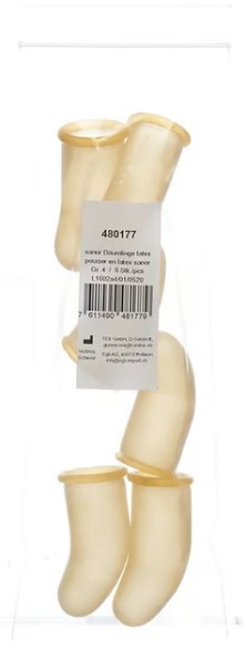 Sanor Poucette Latex Gr4 Btl 6 pièces