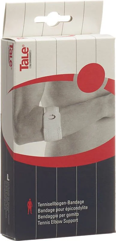 Tale bandage pour coude de tennis 5cm Velcro blanc Tale bandage pour coude de tennis 5cm Velcro blanc