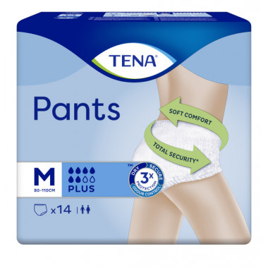 TENA Pants Plus M 80-110cm 14 pièces