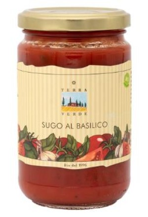 TERRA VERDE Sugo al Basilico 290g