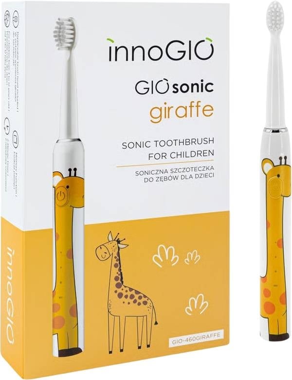 innoGIO brosse à dents Sonic girafe jaune