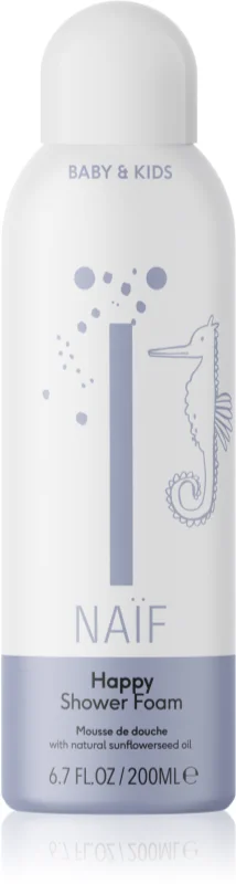 Naïf Happy Shower Foam Mousse de douche 200ml