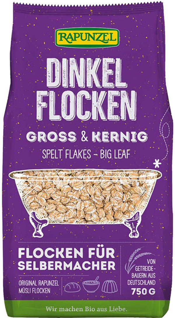 Rapunzel Flocons d'épeautre gros et croquants 750g Rapunzel Flocons d'épeautre gros et croquants 750g