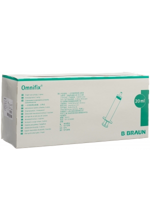 Seringue OMNIFIX 20ml Luer sans latex 100 pièces