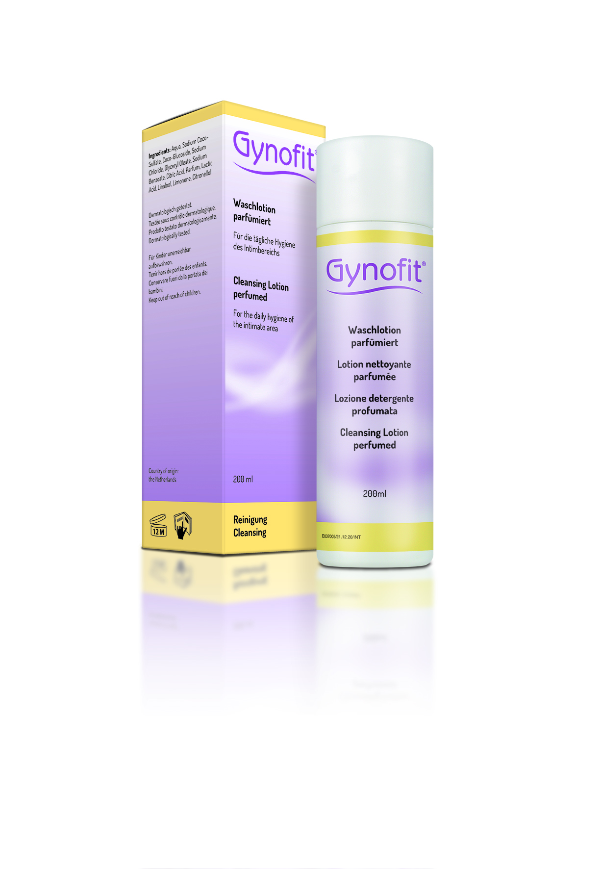 Lotion lavante Gynofit parfumée 200 ml