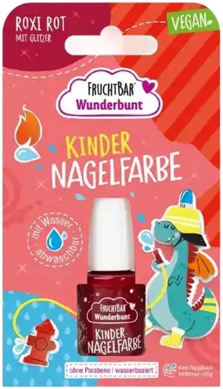 FRUCHTBAR Wonderbunt Enfant Façon d'ongles roxi rouge 5ml