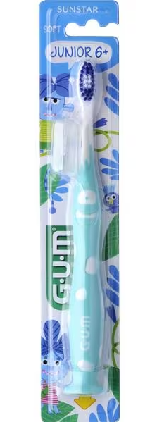 Brosse à dents GUM Junior 6-9 ans menthe Brosse à dents GUM Junior 6-9 ans menthe