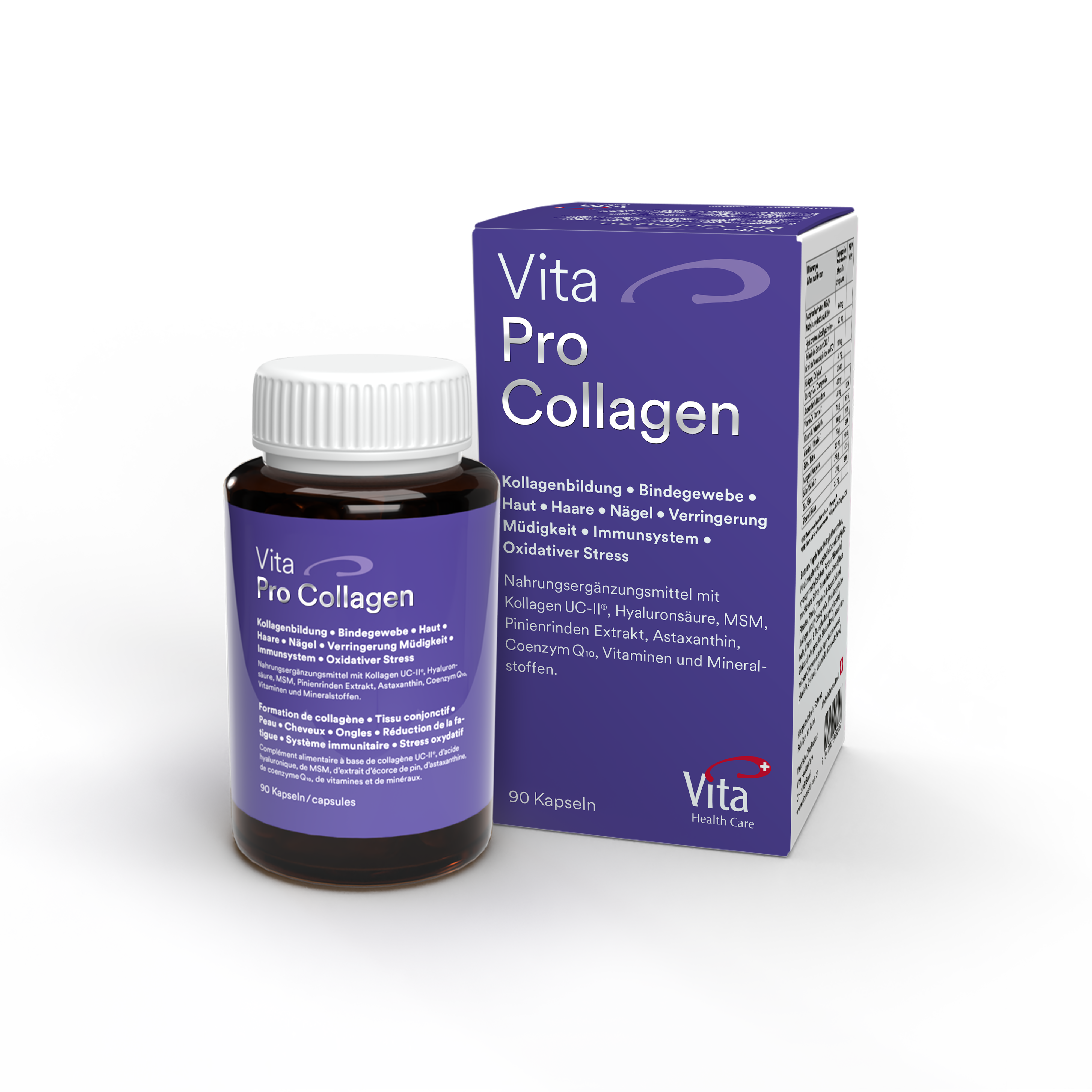 Vita PRO COLLAGEN gélules 90 pièces Vita PRO COLLAGEN gélules 90 pièces