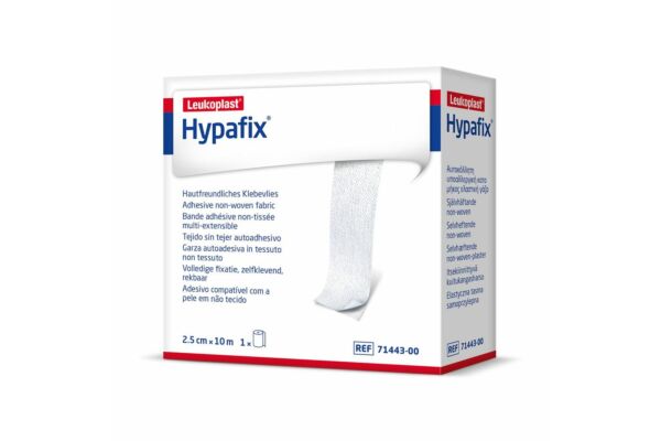 Hypafix non-tissé adhésif 2.5cmx10m Rouleau