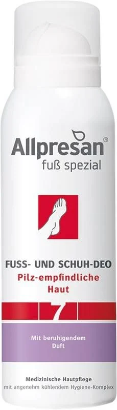 Allpresan pedicare 7 Déodorant pour pieds et chaussures 125ml