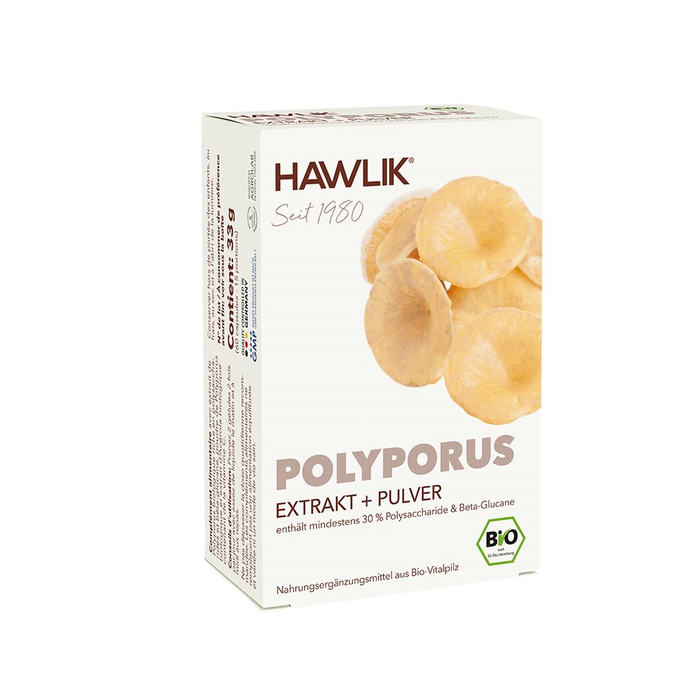 HAWLIK Polyporus extrait + poudre gélules 60 pièces