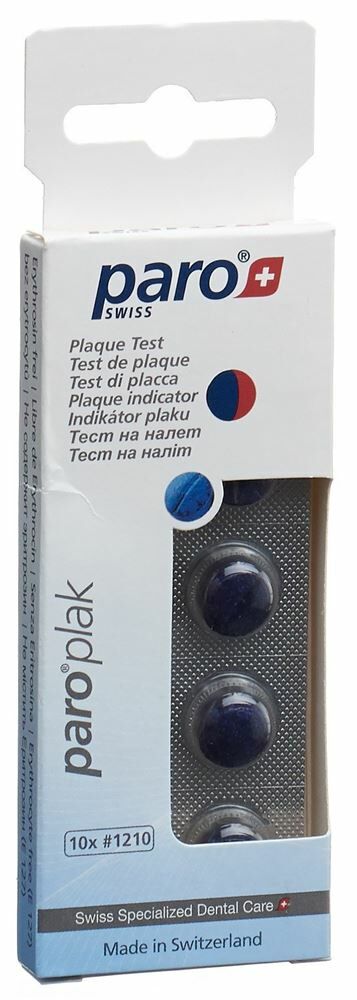 paro® PLAK comprimés bicolores rouge/bleu 10 pièces #1210