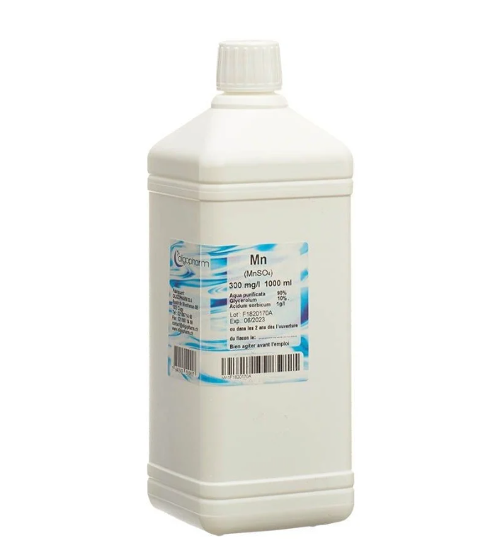 OLIGOPHARM Soluble de manganèse 300 mg/l 1000ml