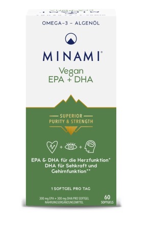 Minami Vegan EPA+DHA Softgels Ds 60 pièces