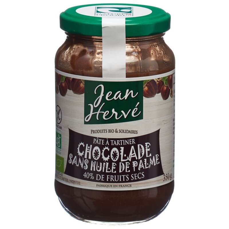 Jean Hervé Chocolade sans huile de palme 350g