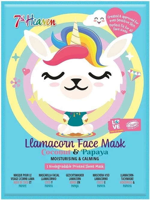 7TH HEAVEN Masque à la feuille Llamacorn