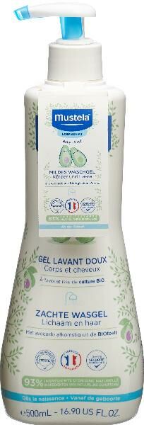 Mustela Gel lavant doux peaux normales Distributeur 500 ml