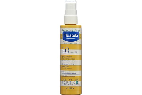 Mustela Protection solaire Spray solaire FPS50 200ml Mustela Protection solaire Spray solaire FPS50 200ml