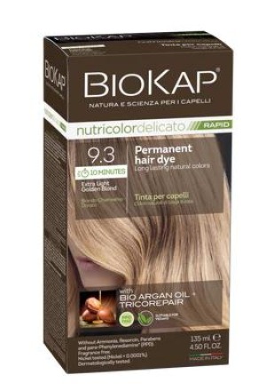 BIOKAP Delicato Rapid blond doré clair 9.3 135ml