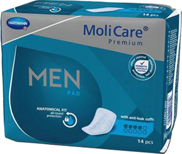 MoliCare Men Pad 4 gouttes 14 pièces
