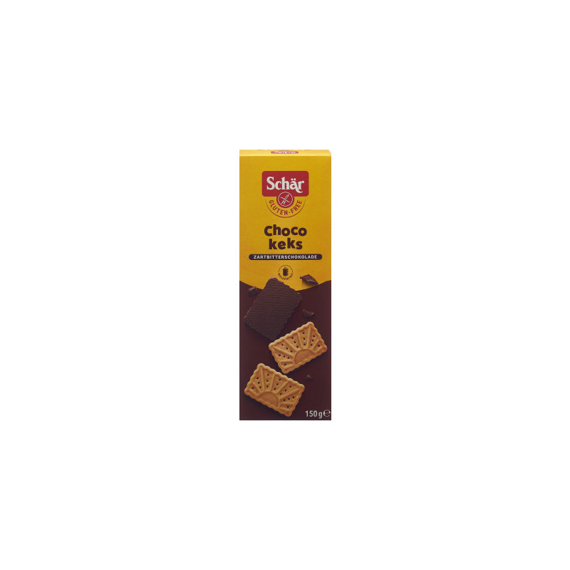 Schär Biscotti avec fond de chocolat sans gluten 150g