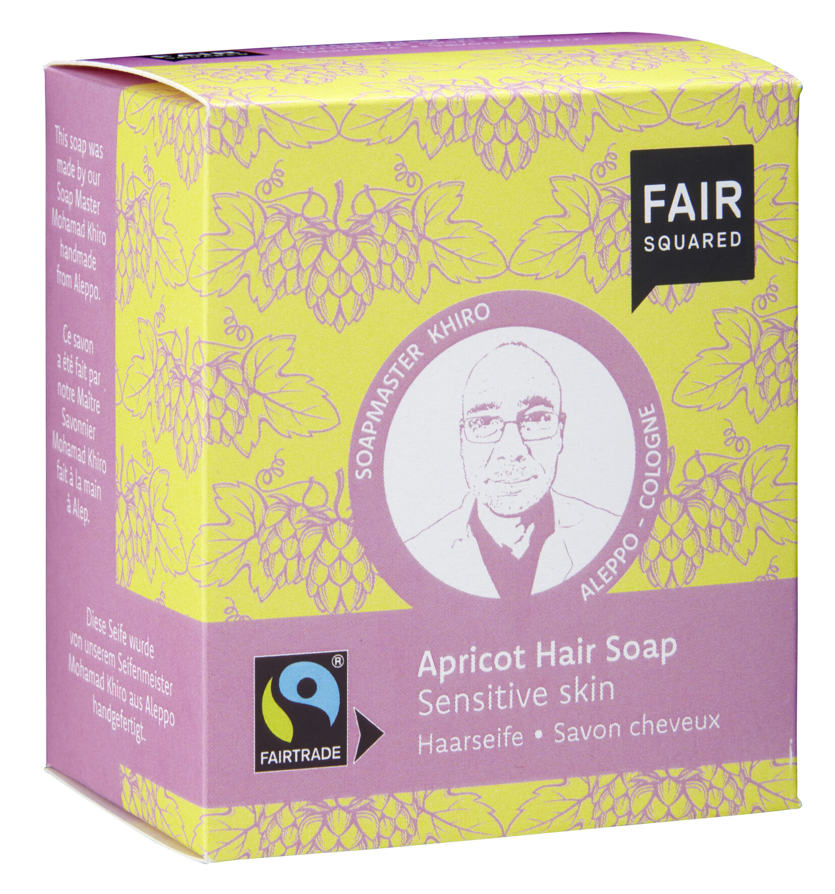FAIR SQUARED Savon pour les cheveux Apric Sens Skin 2 x 80g