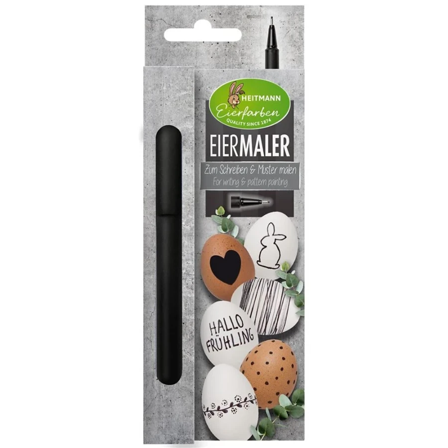 HEITMANN Peintre sur œufs noir