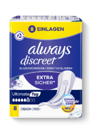 ALWAYS Discreet Incontinence Ultimate jour n 8 pièces