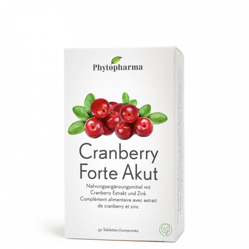 Phytopharma Cranberry Forte Akut Comprimés 30 pièces