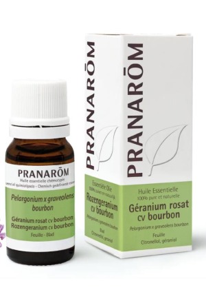 PRANAROM Géranium rosat éther/huile essentielle BIO 10ml PRANAROM Géranium rosat éther/huile essentielle BIO 10ml