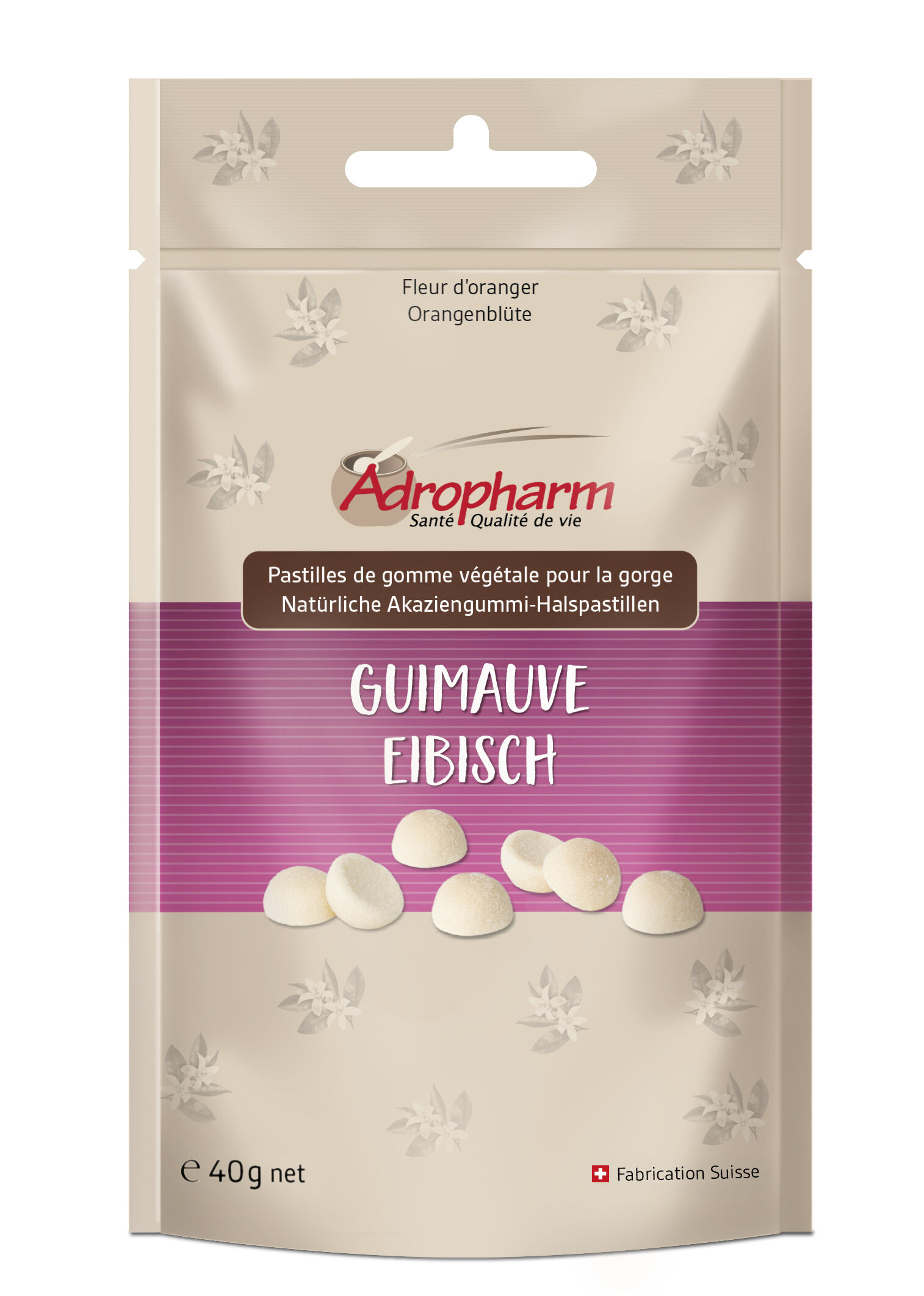 Adropharm Bonbons à la guimauve doux Btl 40g