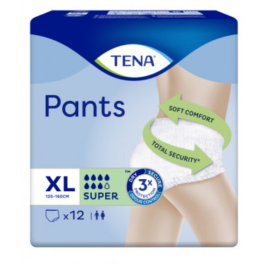 TENA Pants Super XL ConfioFit 12 pièces