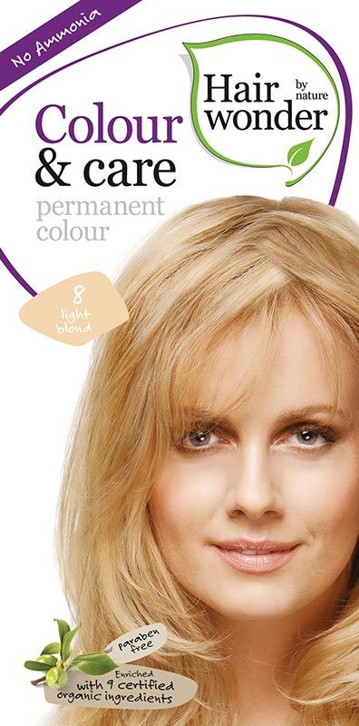 HENNA Hairwonder Colour & Care 8 blond clair