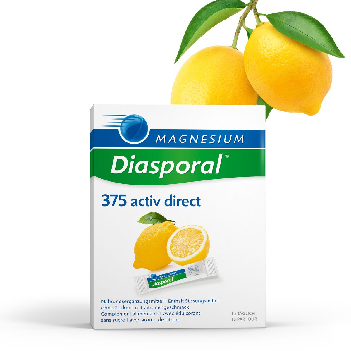 Magnésium Diasporal Activ Direct citron 20 pièces Magnésium Diasporal Activ Direct citron 20 pièces